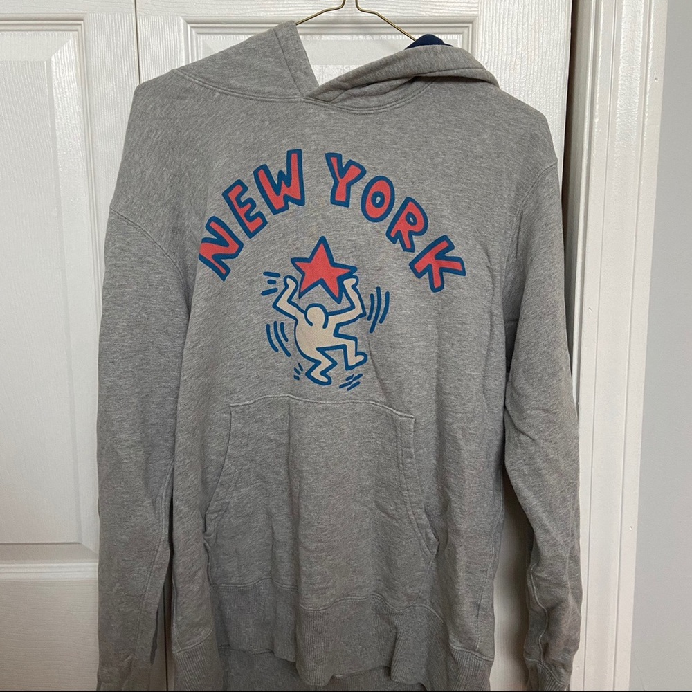 keith haring new york hoodie